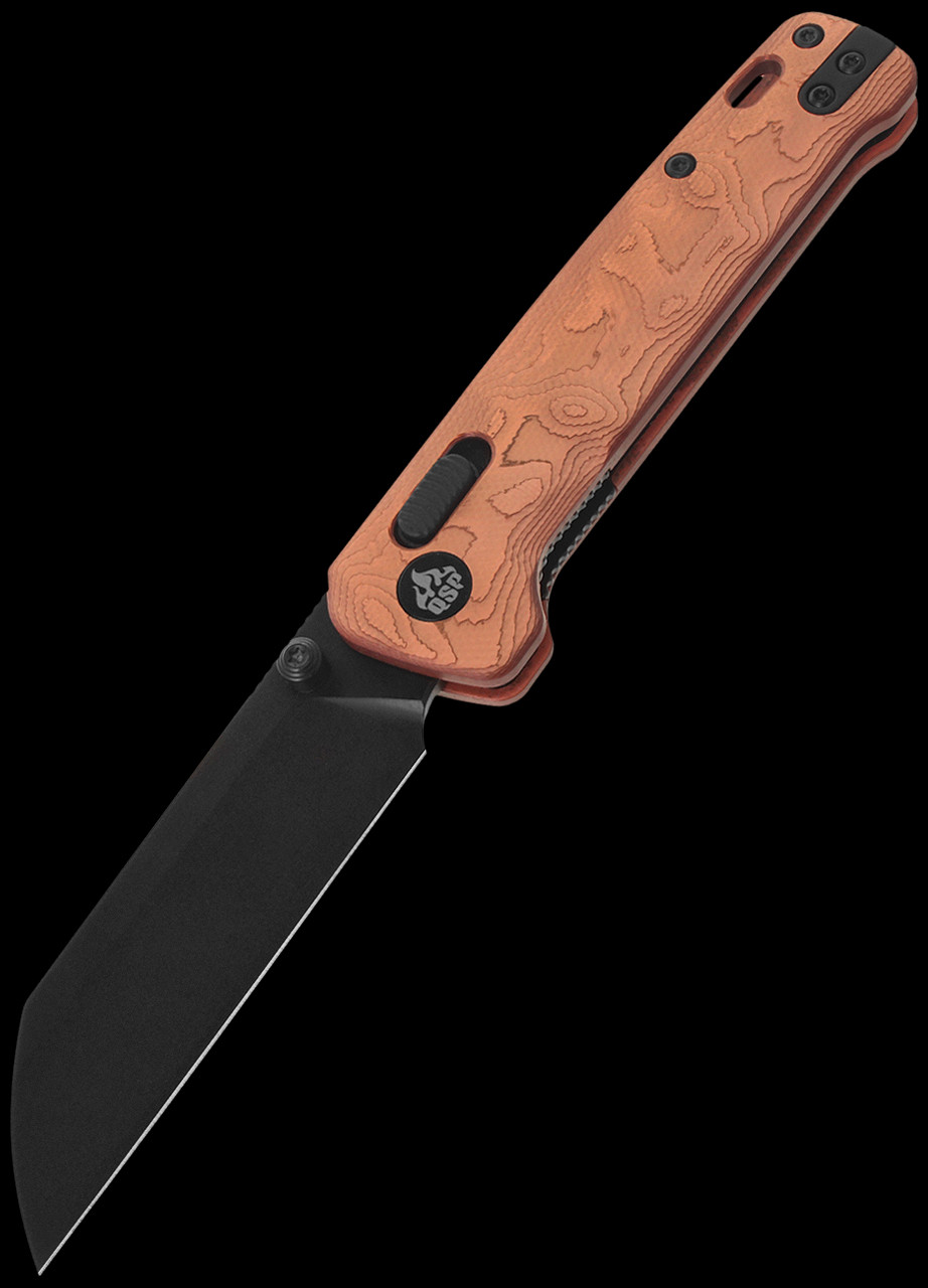 QSP Penguin Glyde Lock G10 Copper Foil Black Folding Knife