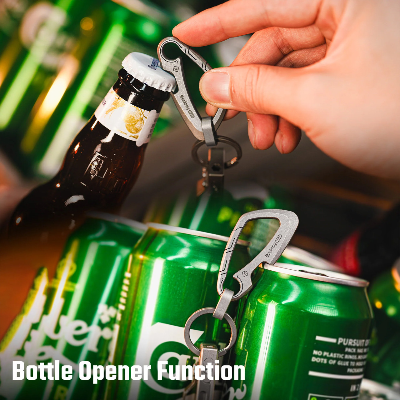 MecArmy CH17 Titanium Keychain