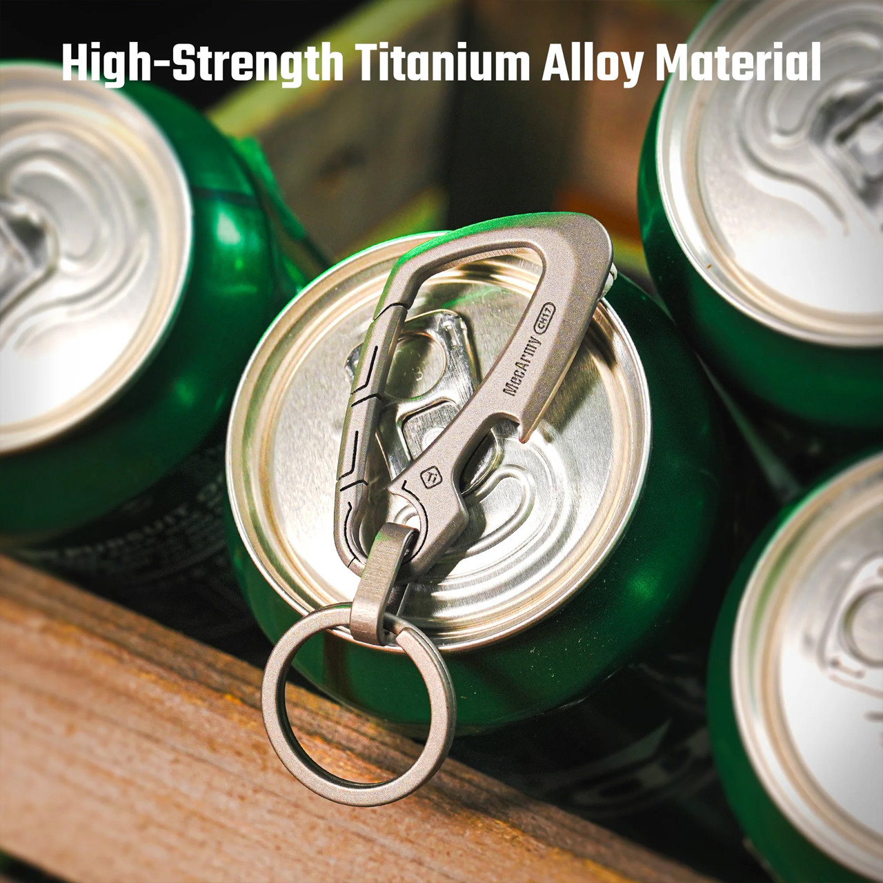 MecArmy CH17 Titanium Keychain