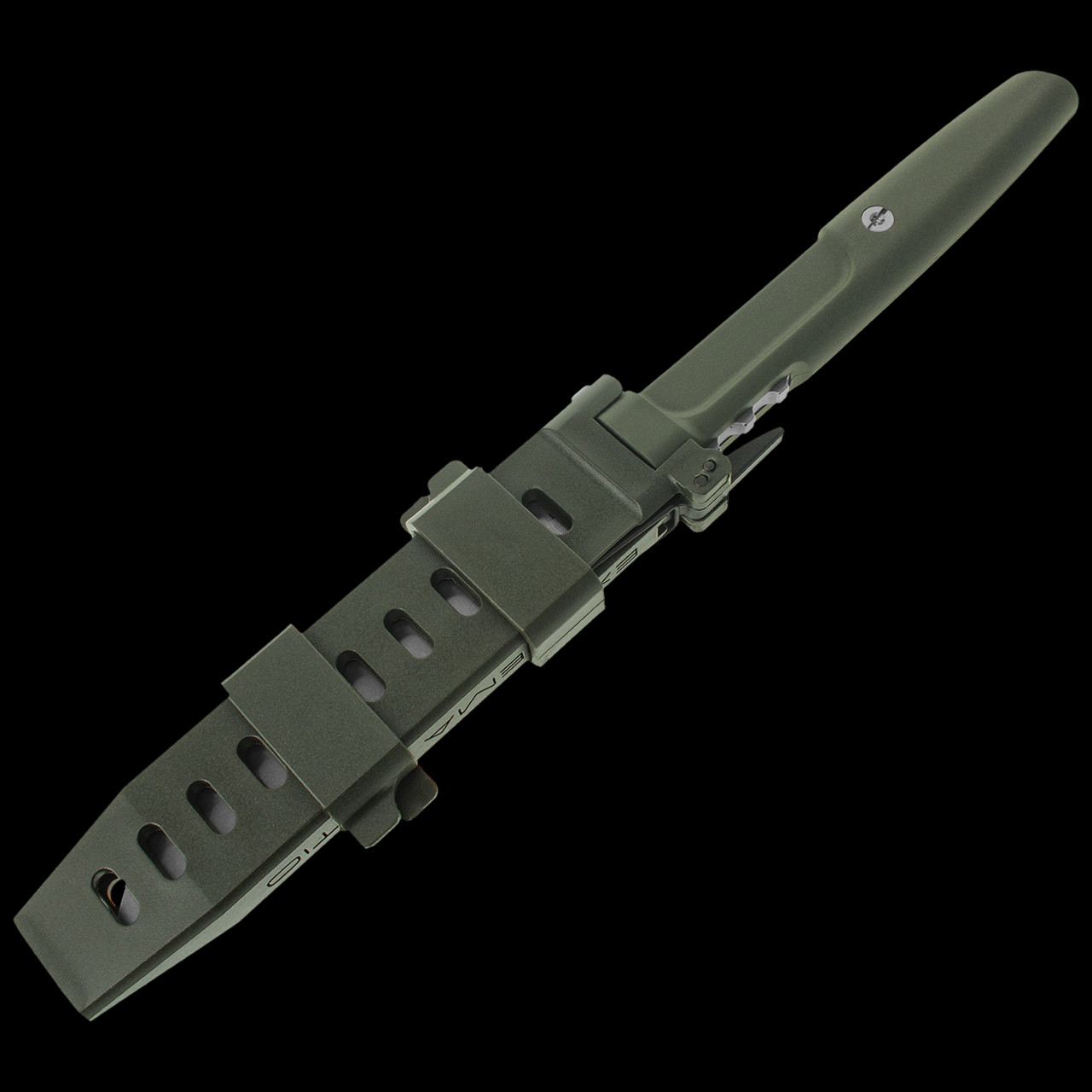 Extrema Ratio Vipera Green Stonewashed Nitrogen Fixed Blade