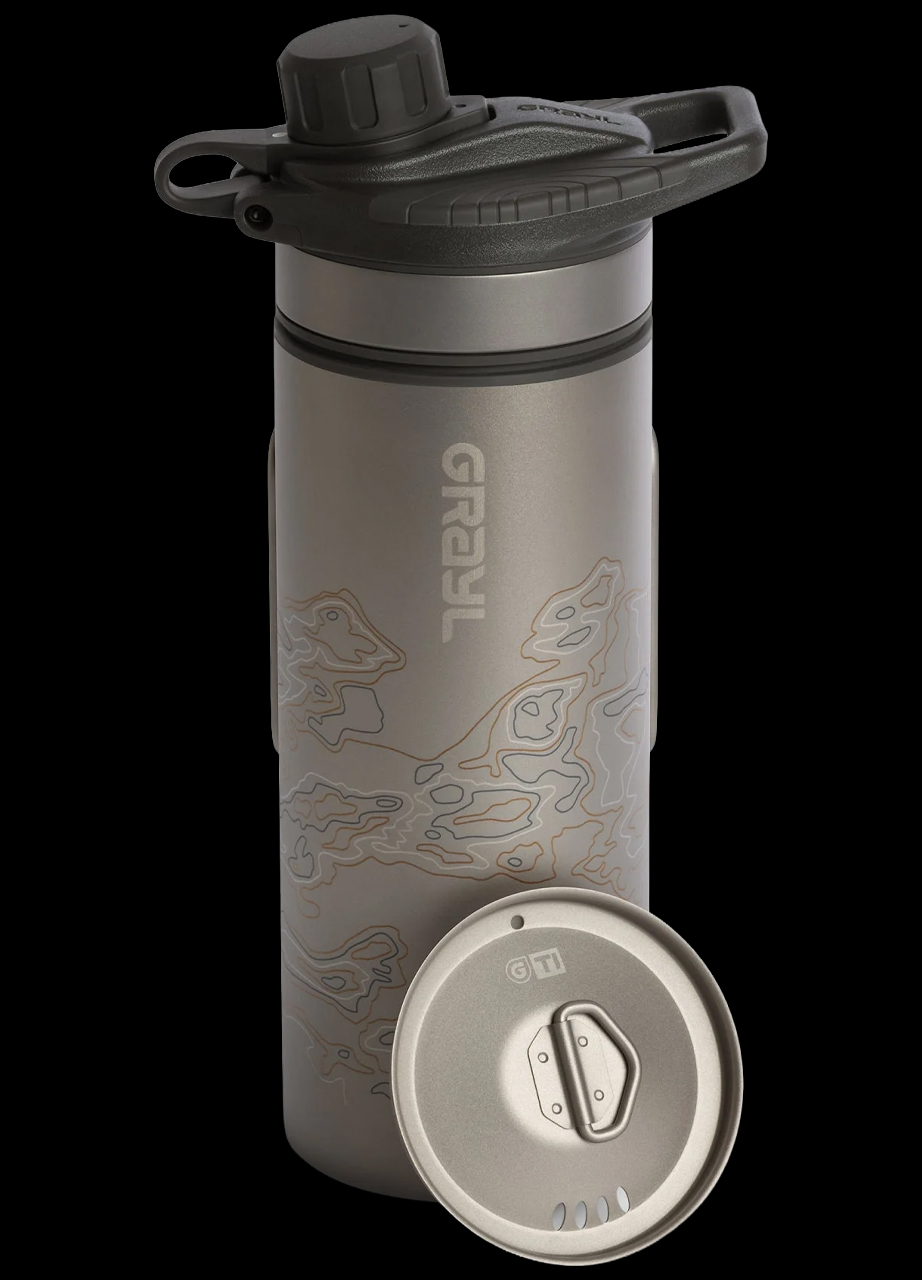 Grayl Titanium GeoPress Purifier Black 0.71L
