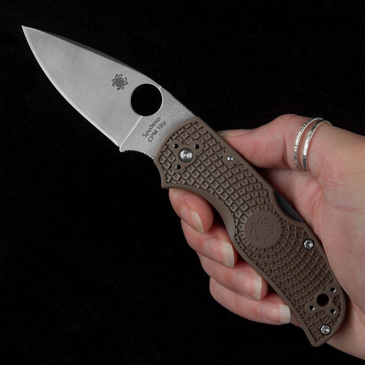 Spyderco Native 5 Brown Lightweight Sprint Run Folding Knife