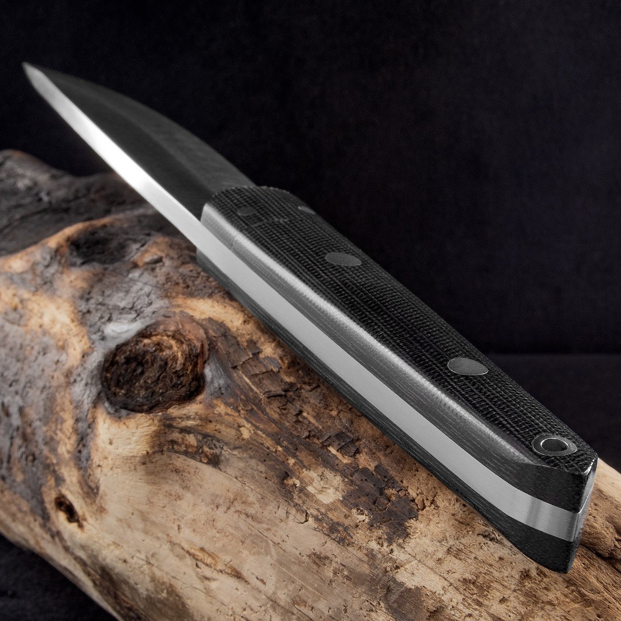Bark River Kwaiken Black Micarta Fixed Blade