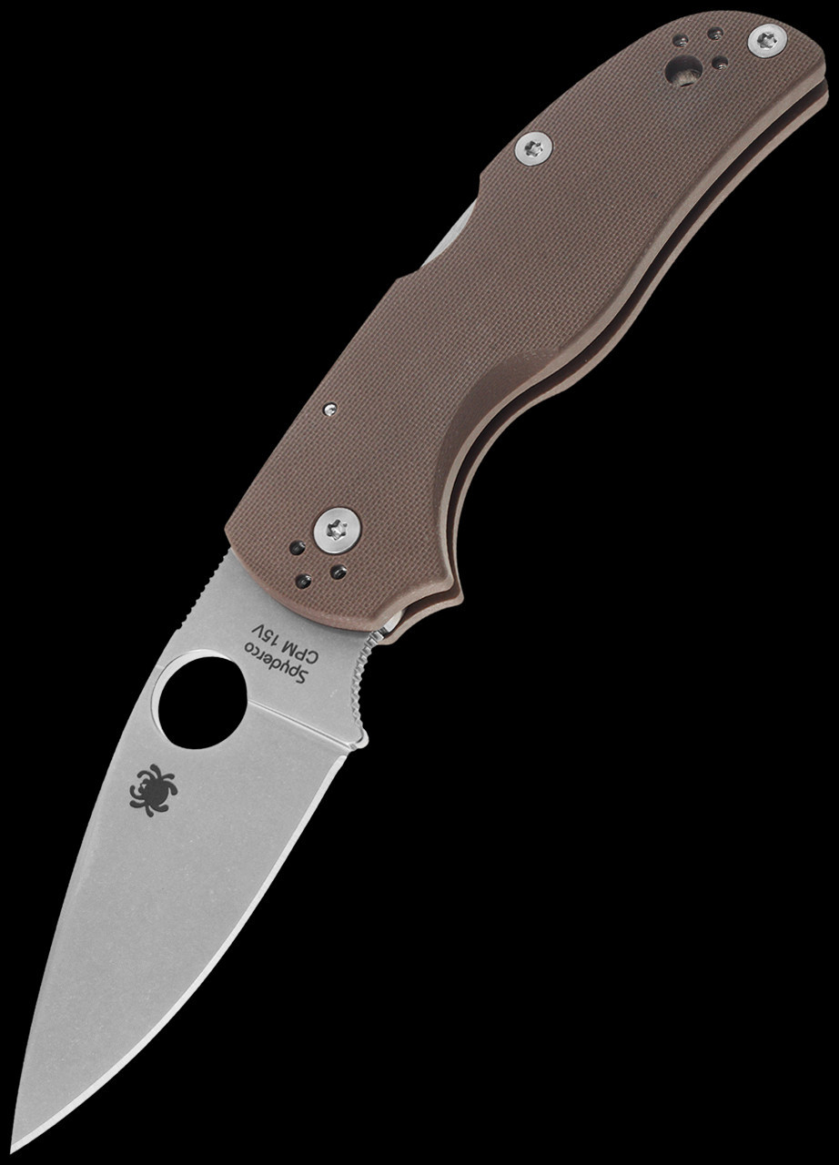 Spyderco Native 5 Brown G10 Sprint Run Folding Knife