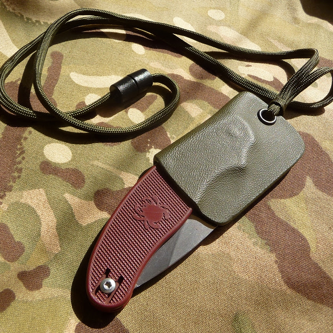Ru Titley UKPK Kydex Sheath Olive
