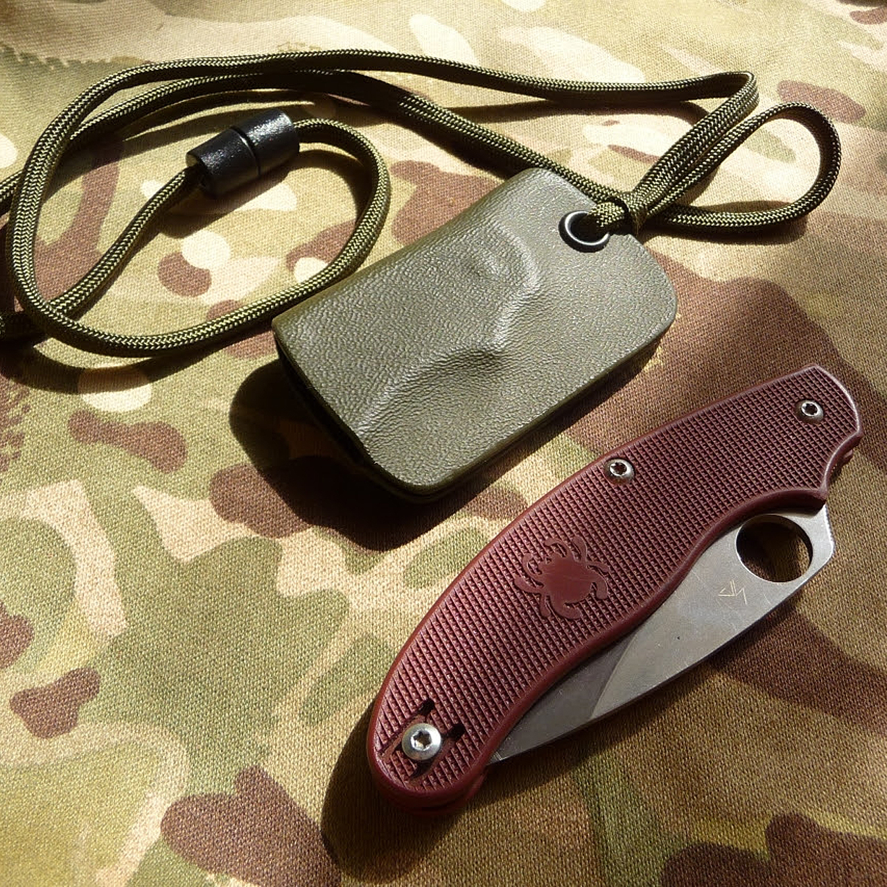 Ru Titley UKPK Kydex Sheath Olive