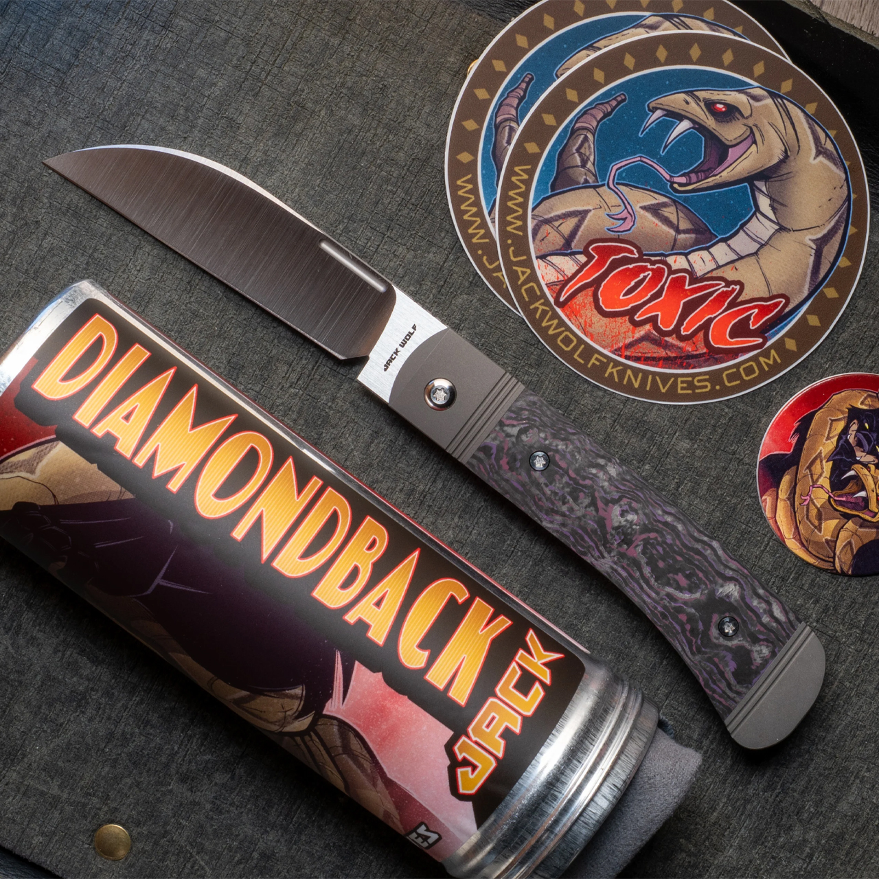 Jack Wolf Diamond Back Jack Purple Haze | Folding Pocket Knife