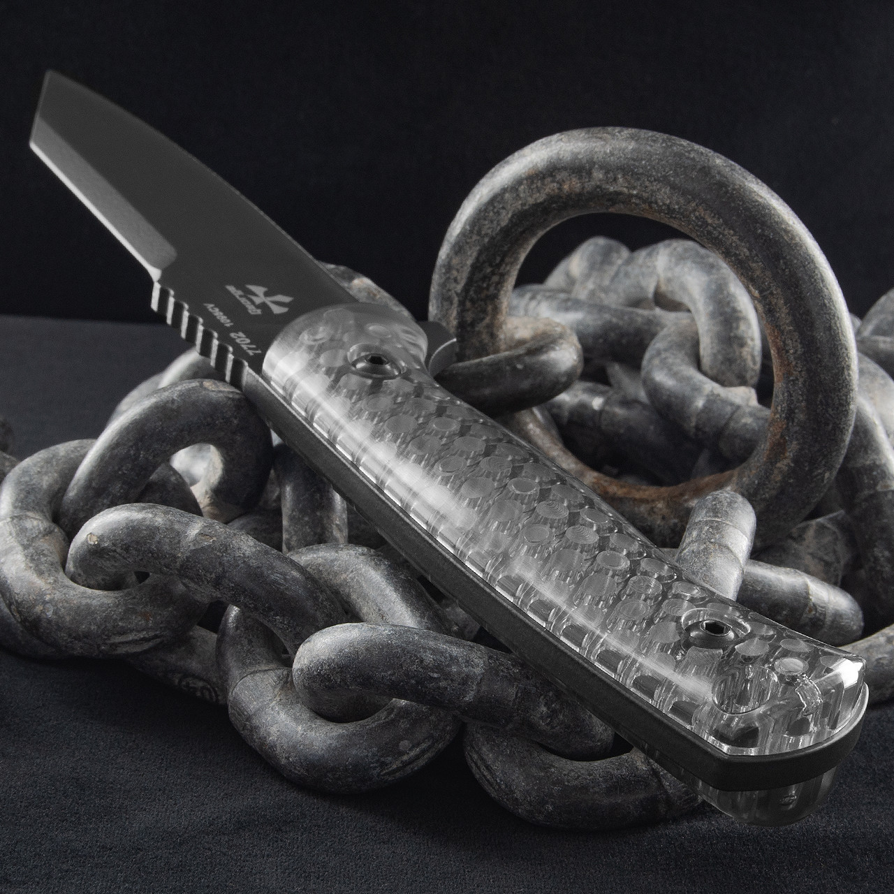 Ka-Bar George Cool Name Reverse Tanto Fixed Blade