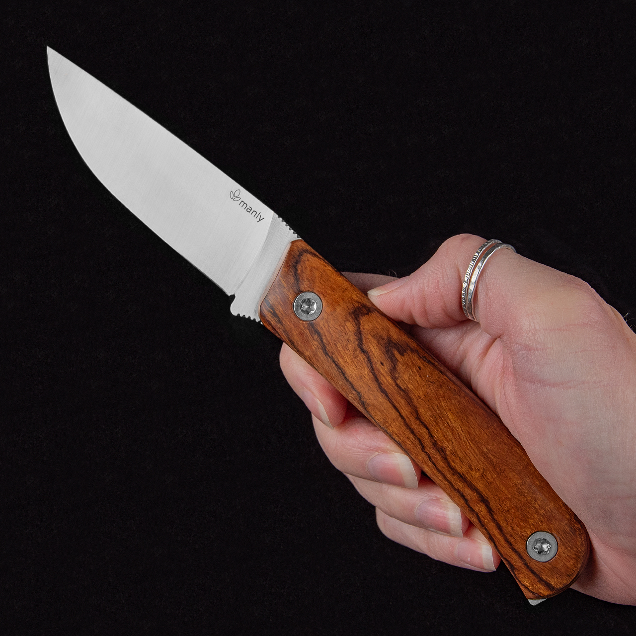 Manly Patriot Desert Ironwood Fixed Blade