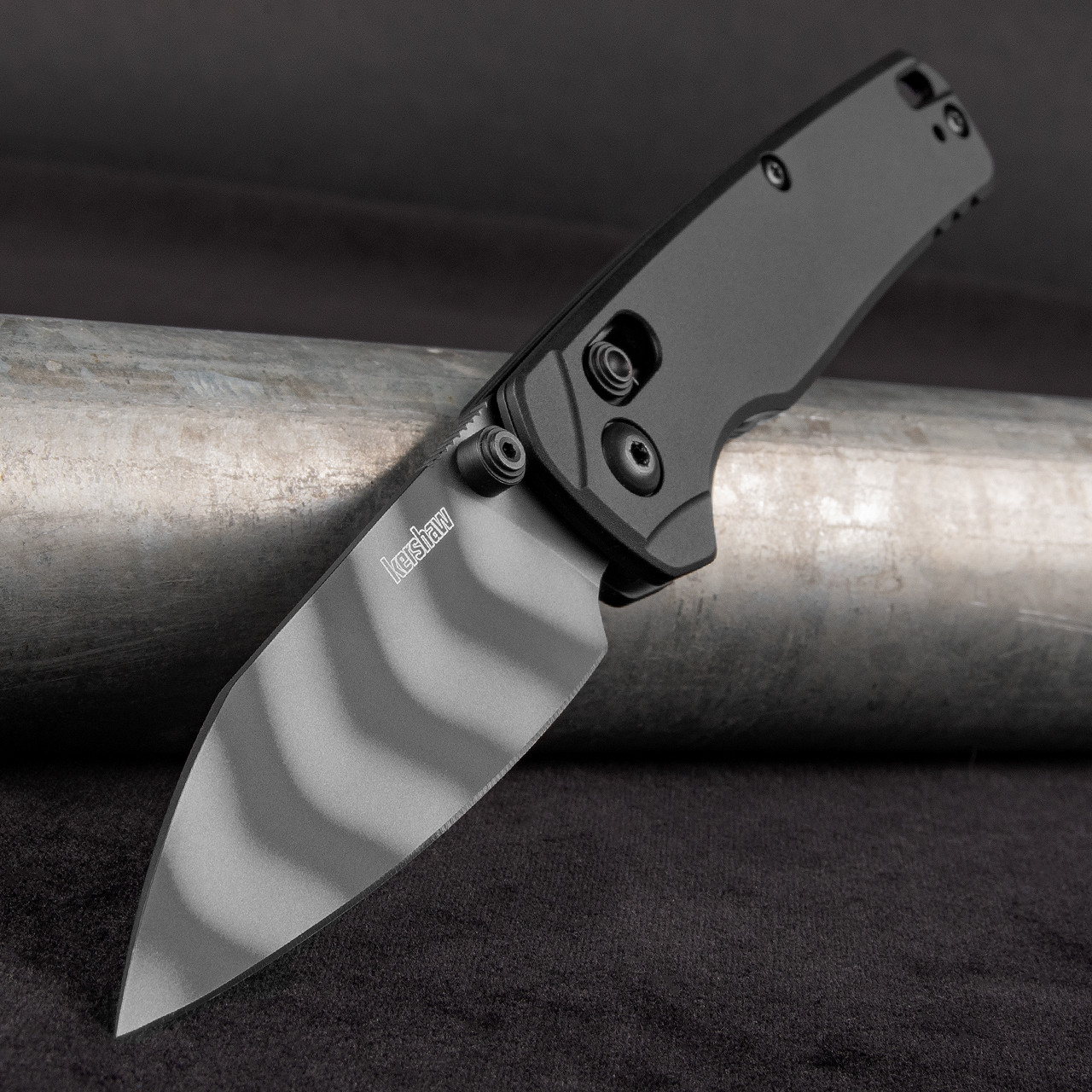 Kershaw Bel Air Aluminium Tiger Stripe Folding Knife
