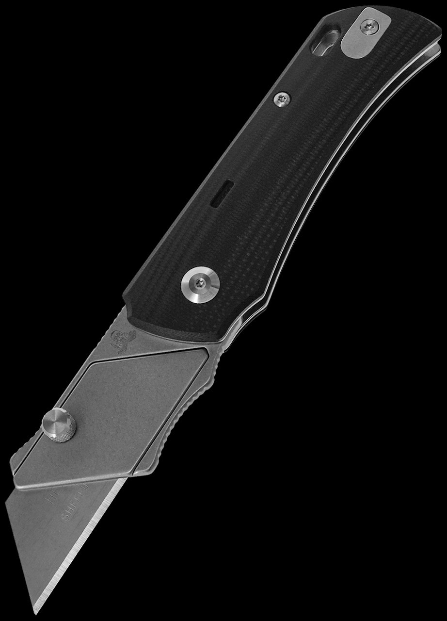 Twisted Pallas G10 Utility Knife Black