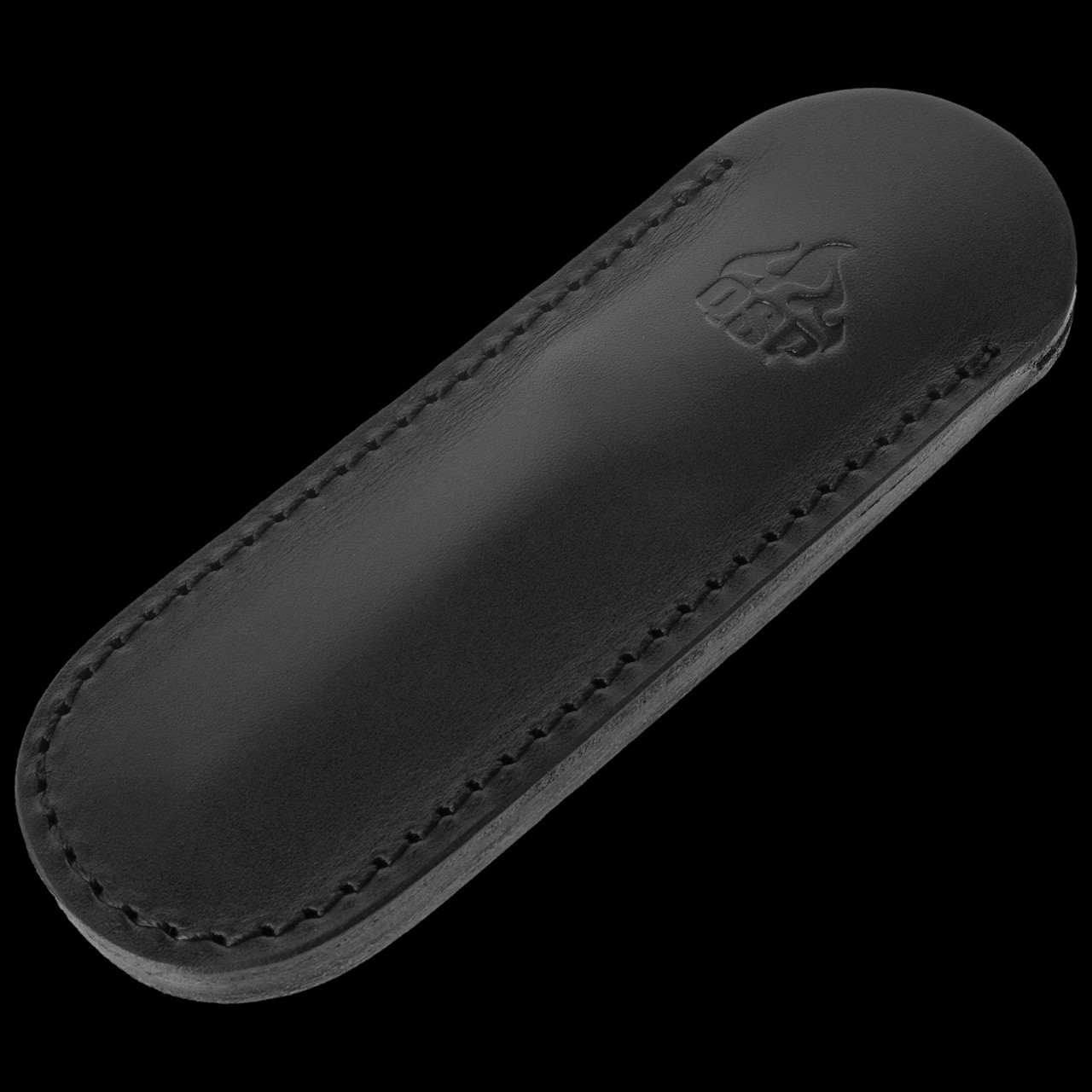 QSP Baby Penguin Blue Glow-in-the-dark Carbon Fibre Blackwashed Fixed Blade