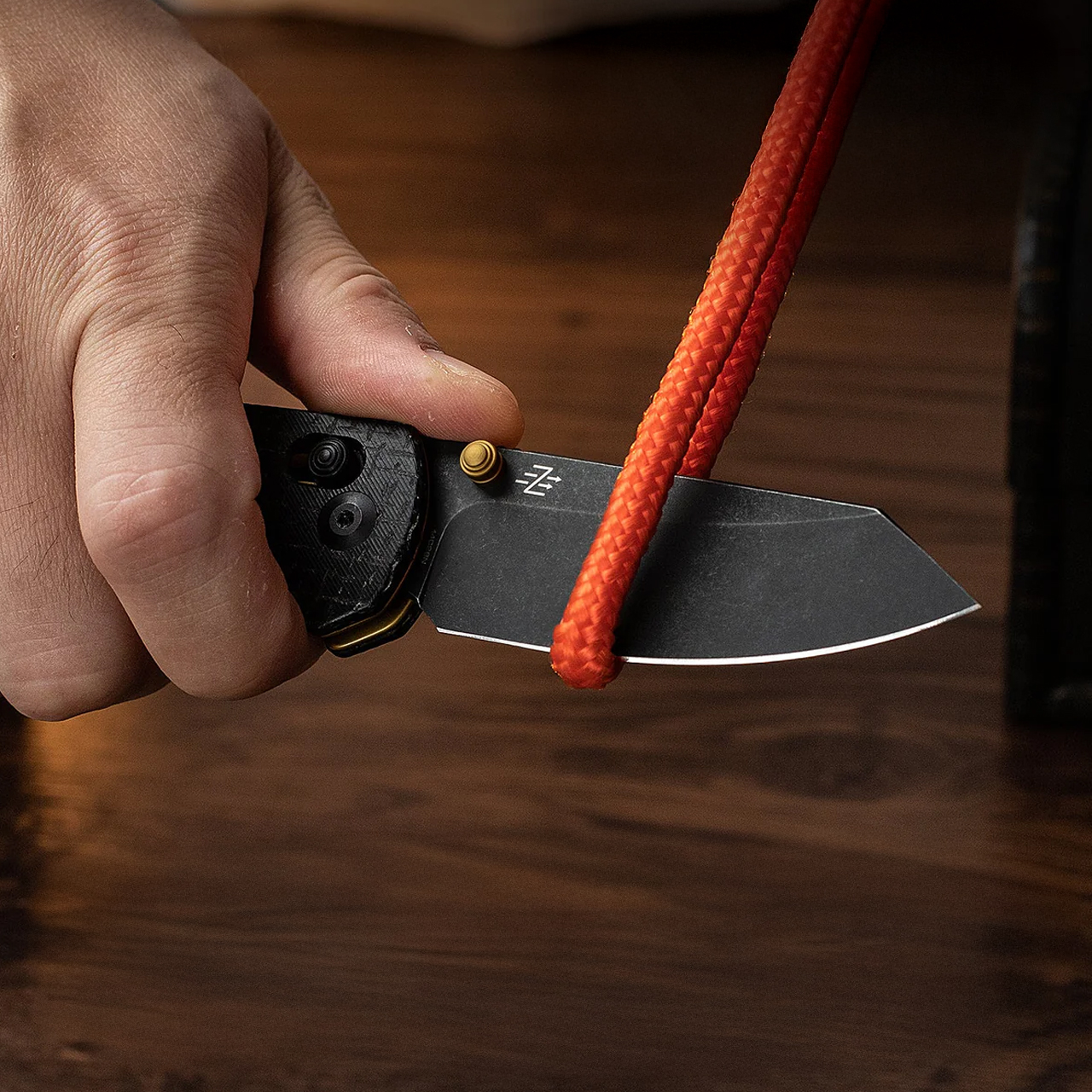 Civivi Yonder Burlap Micarta Blackwashed Folding Knife