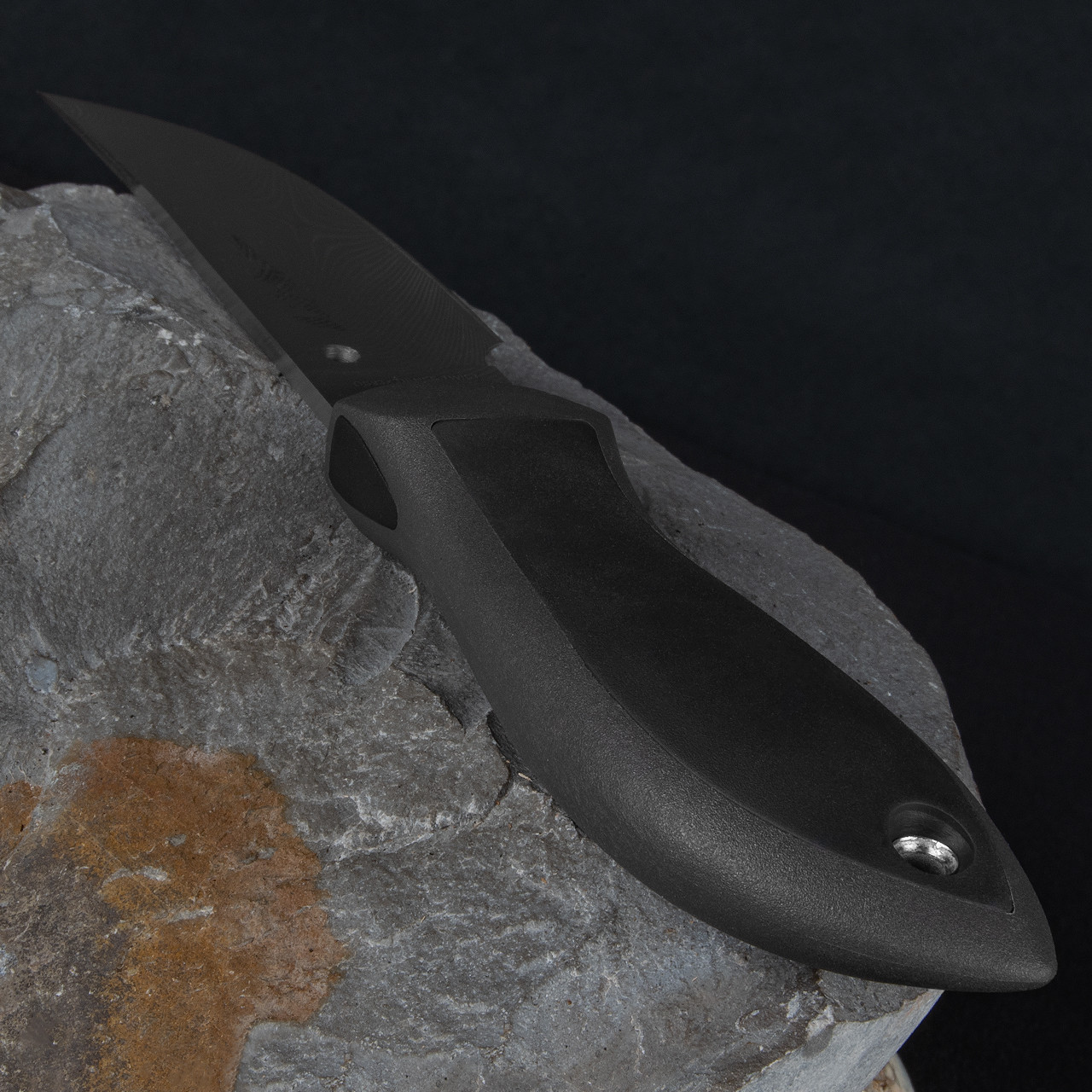 Spyderco Moran Upswept Damasteel Folding Knife