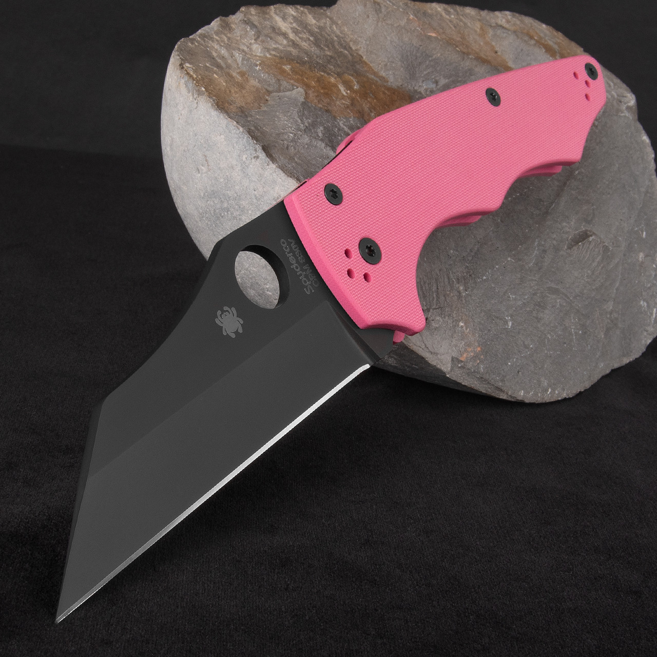 Spyderco Yojumbo Pink G10 Folding Knife
