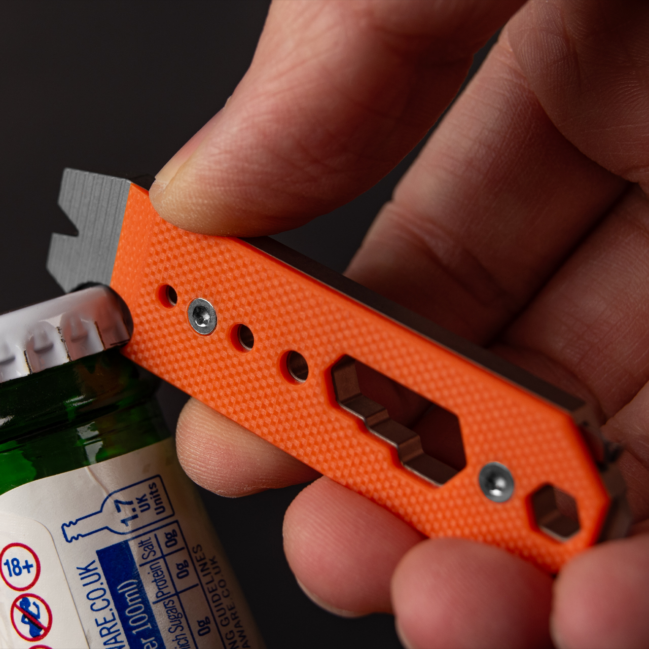 Kizer Titanium & G10 Multi-Functional Pac Bar Orange