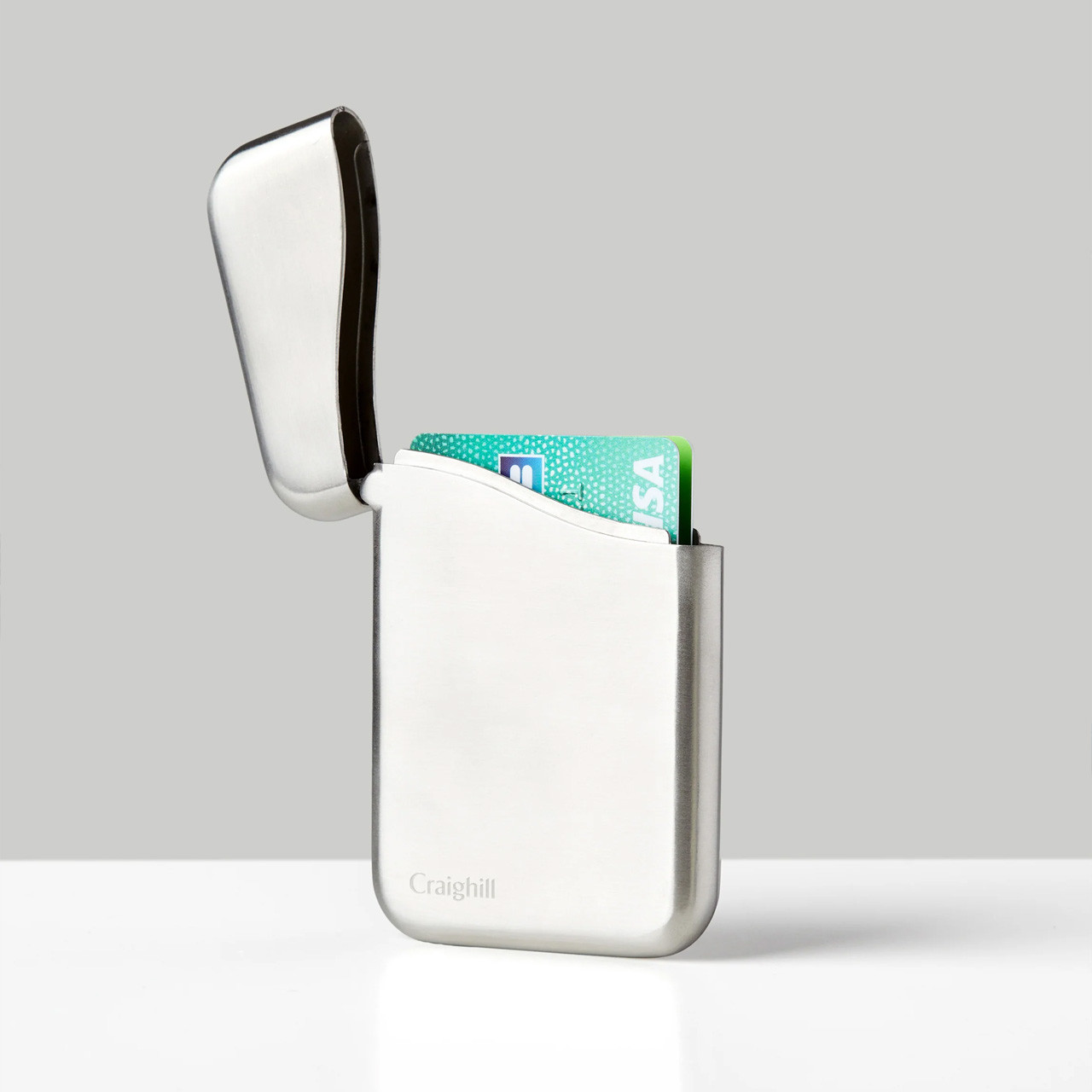 Craighill Summit Card Case Stainless Steel