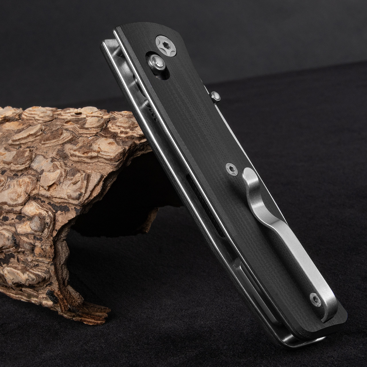 Lionsteel NiNi Black G10 Folding Knife