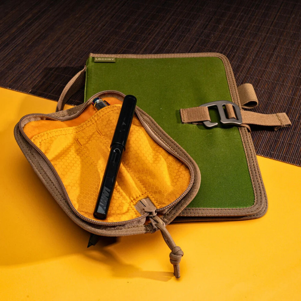 Lochby Duo Pen Pouch Olive