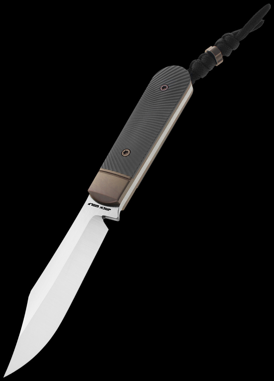 Jack Wolf Knives Backwoods FixEDC | Titanium Starburst