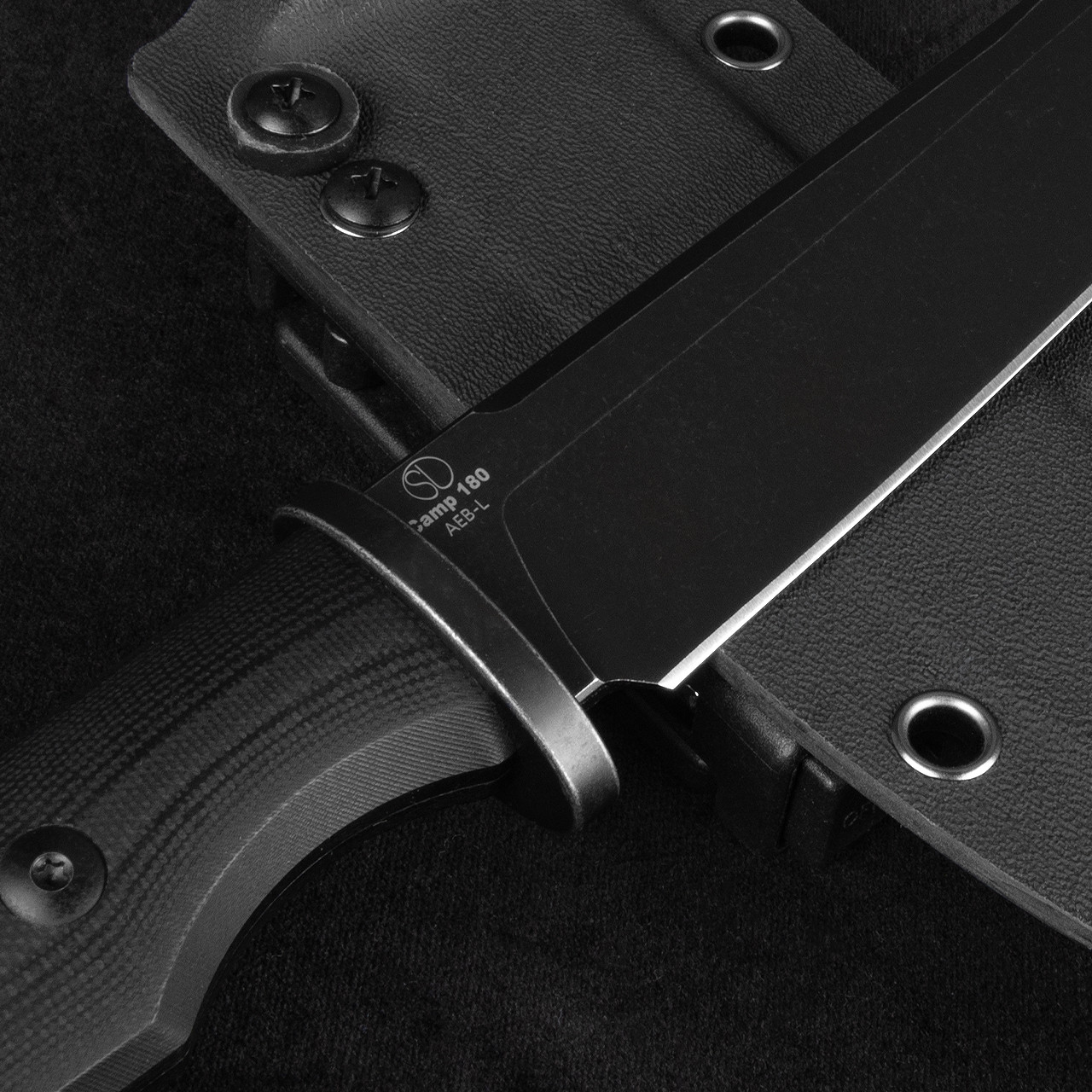 Kizer Camp 180 G10 Blackwashed Fixed Blade