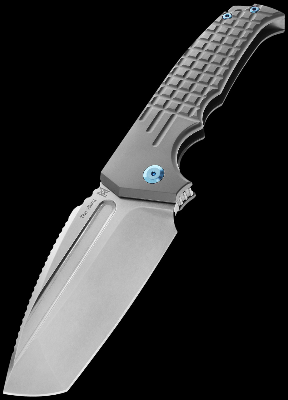Midgards-Messer The Big Viking V3 Titanium | Folding Pocket Knife