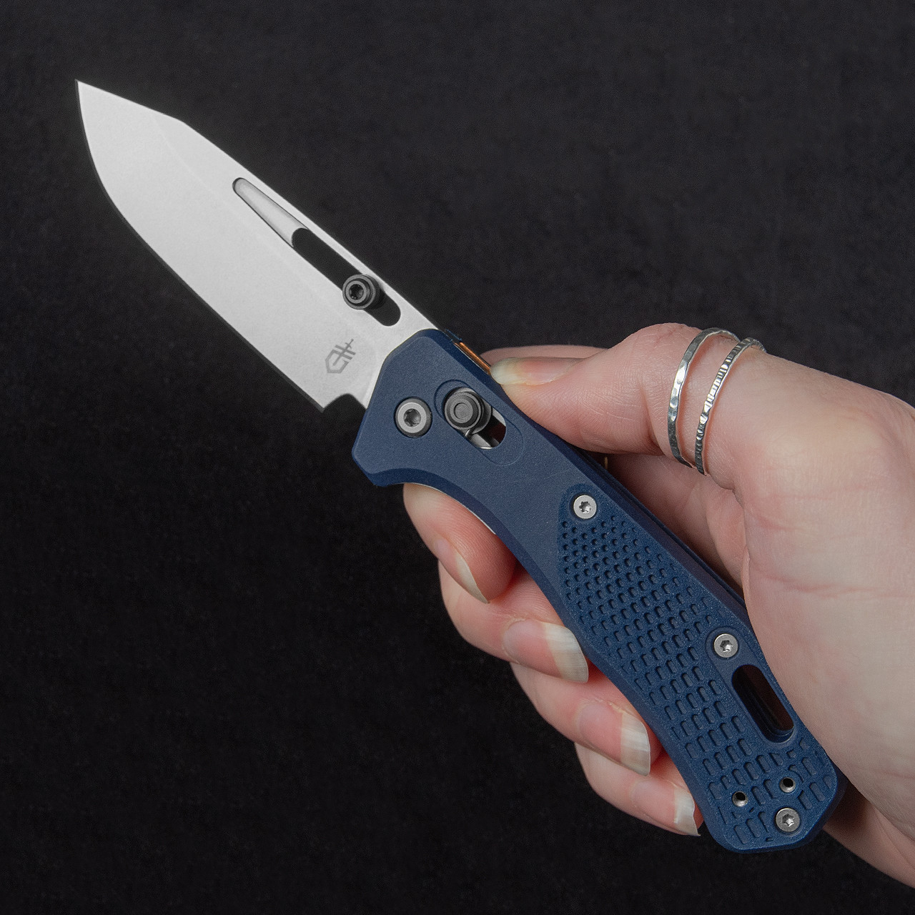 Gerber Assert Pivot Lock Blue Folding Knife