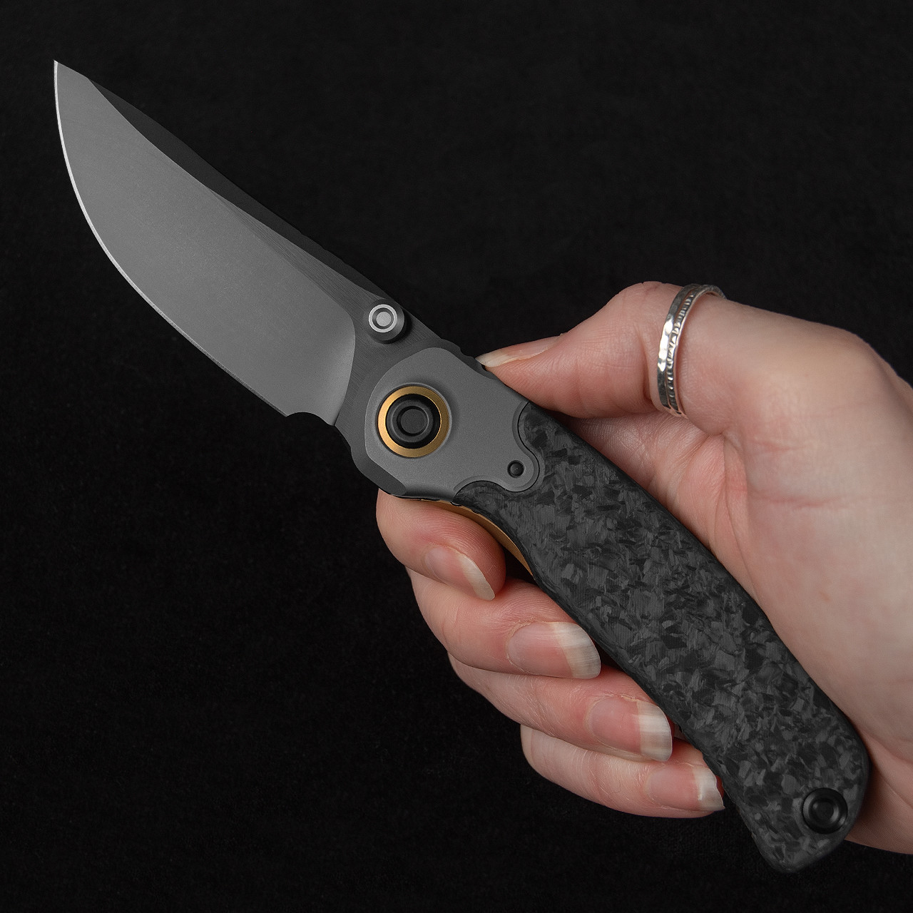 Kizer PIONEER 20CV Titanium Marble Carbon Fibre
