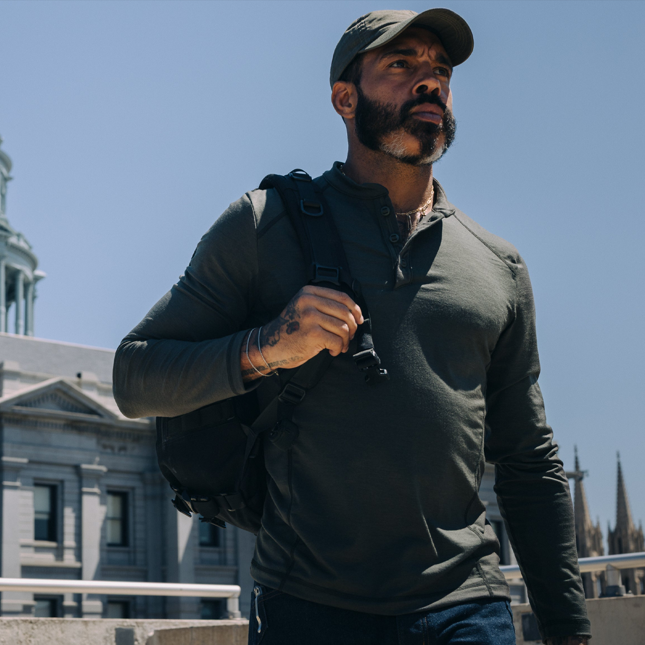 TAD Huntsman Merino Henley Deception