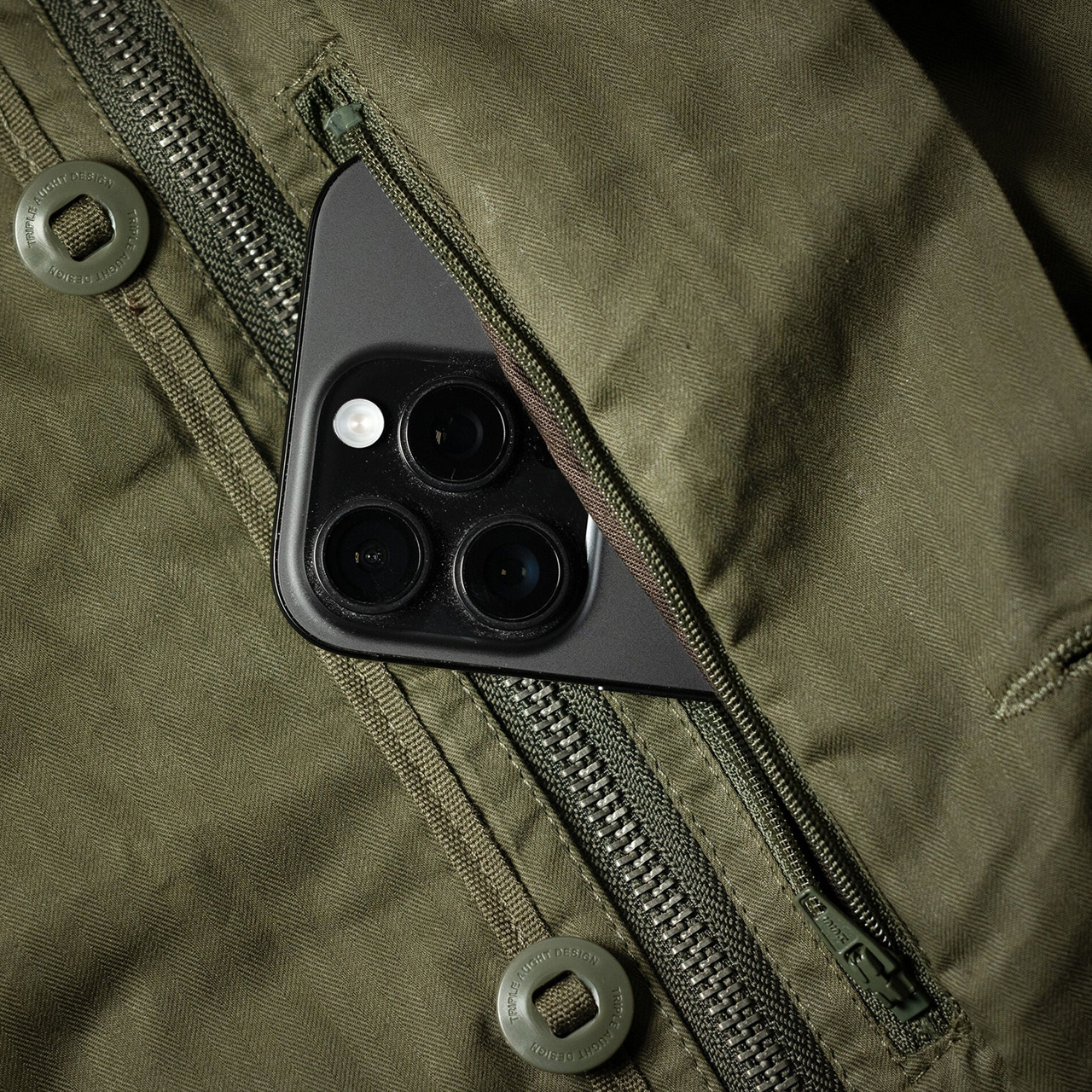 TAD Rake Waxed Jacket Olive