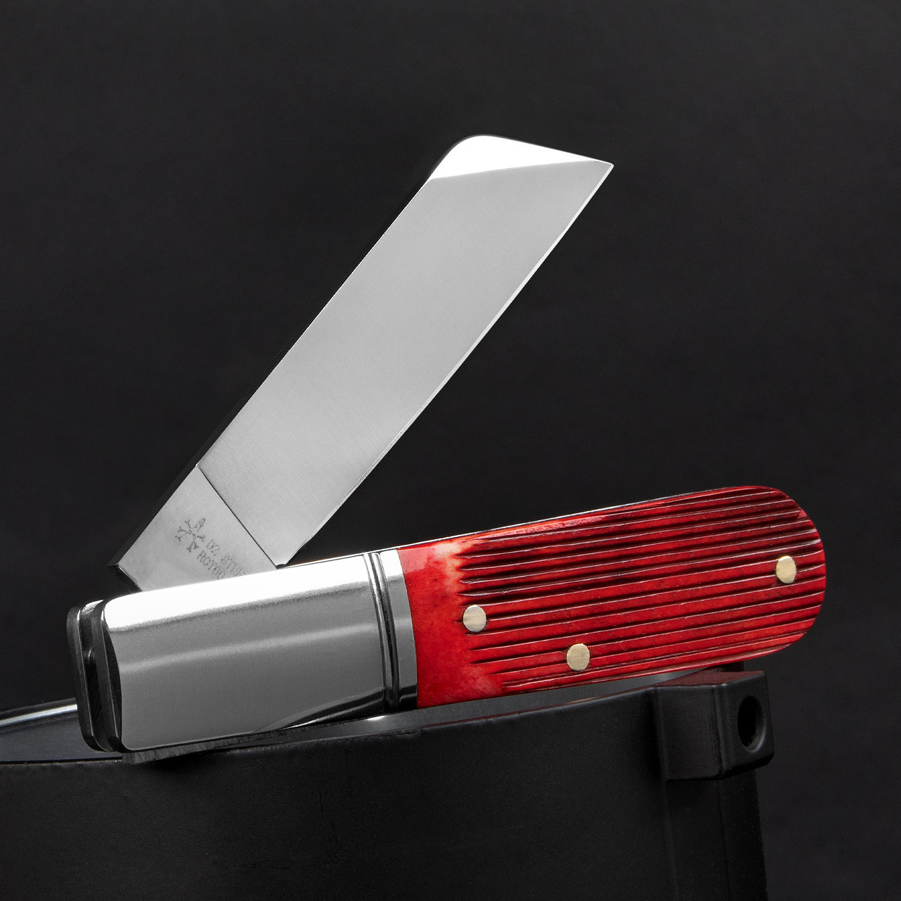 Rosecraft Beaver Creek Barlow Jigged Bone Folding Knife