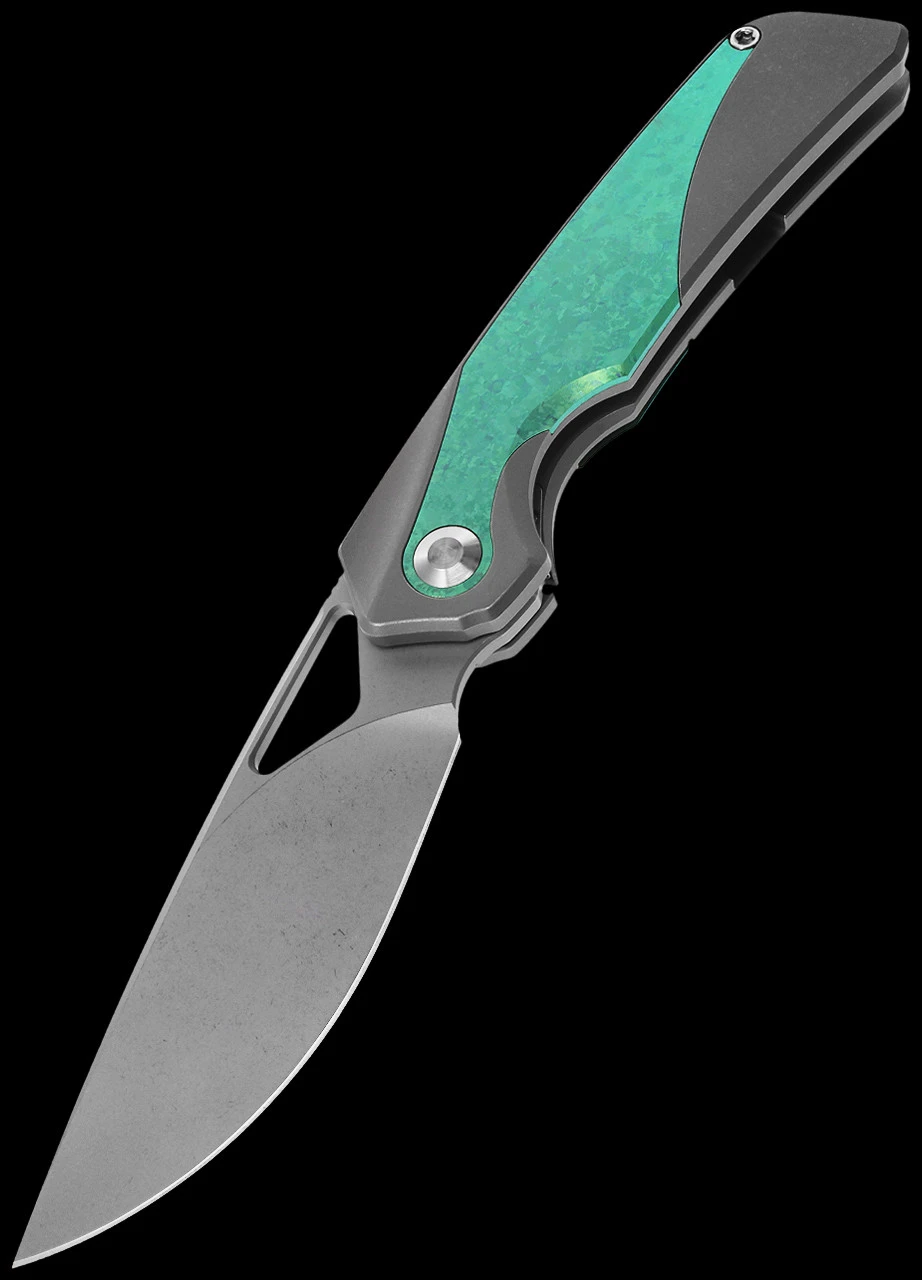 Kizer Topsail Crystallized Titanium Folding Knife