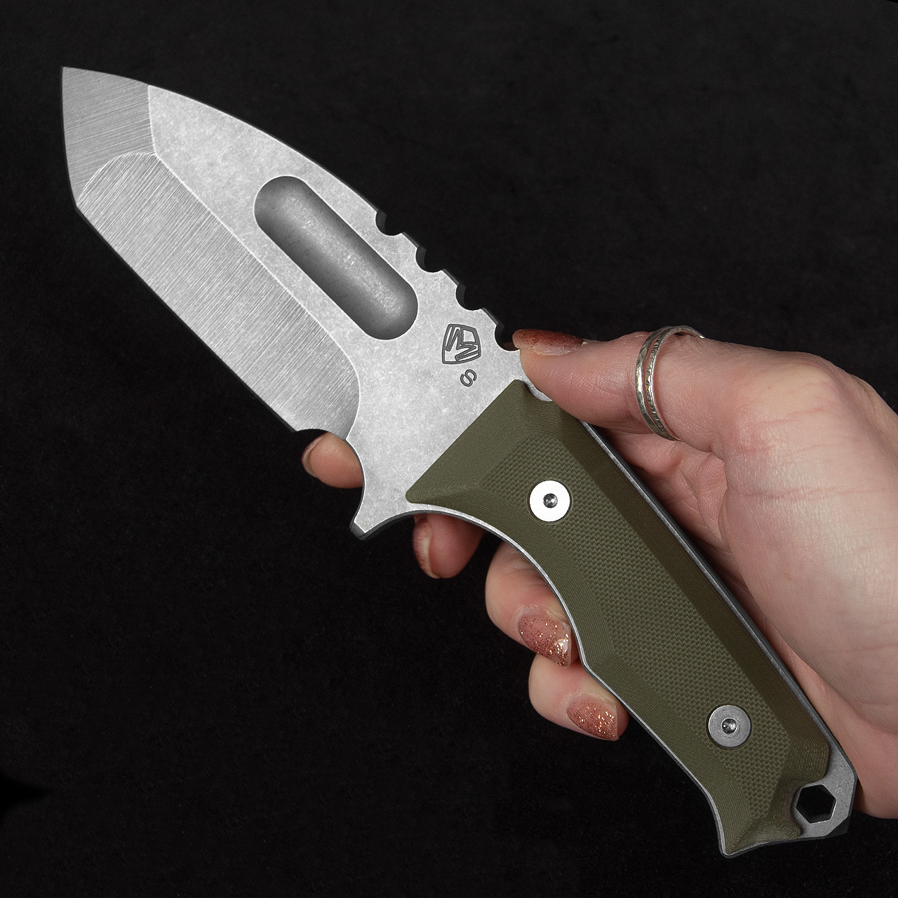 Medford Emperor Part Serrated G10 Fixed Blade