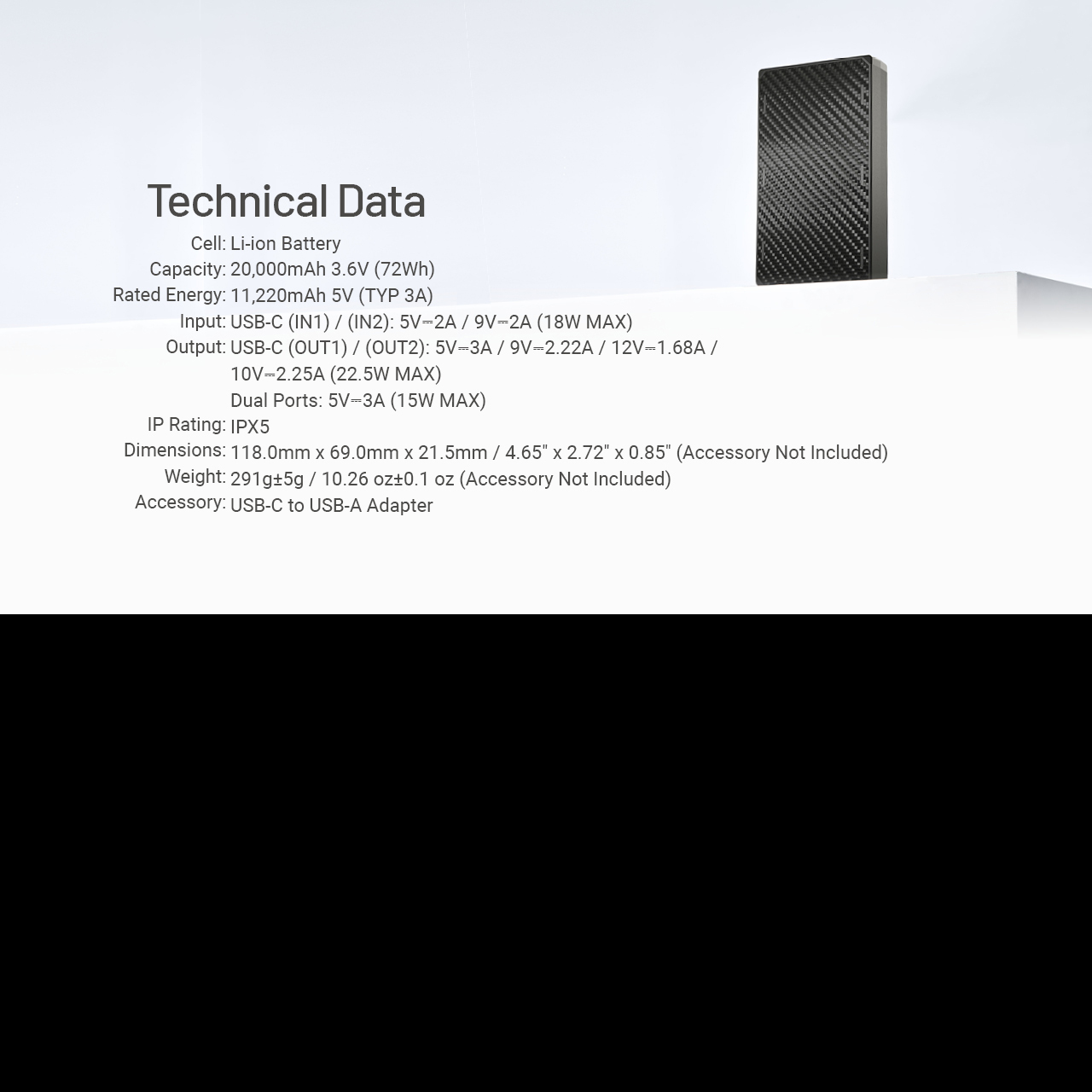 Nitecore 20,000mAh Power Bank GEN 3