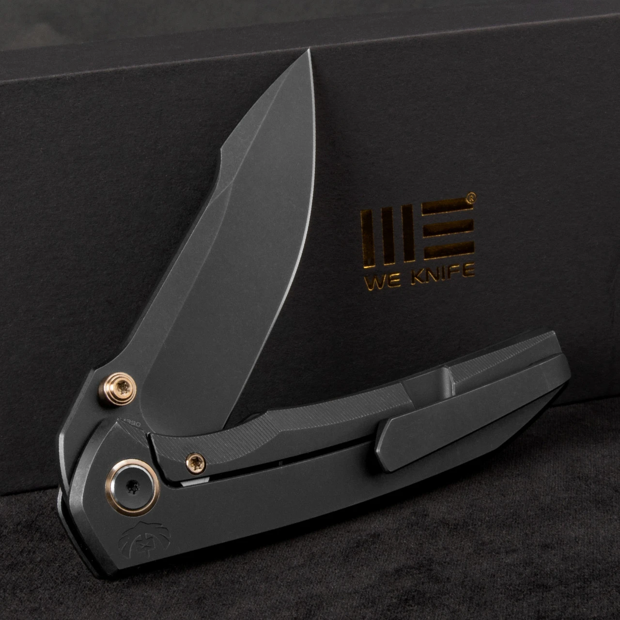 We Knife Ryson Black Titanium Folding Knife