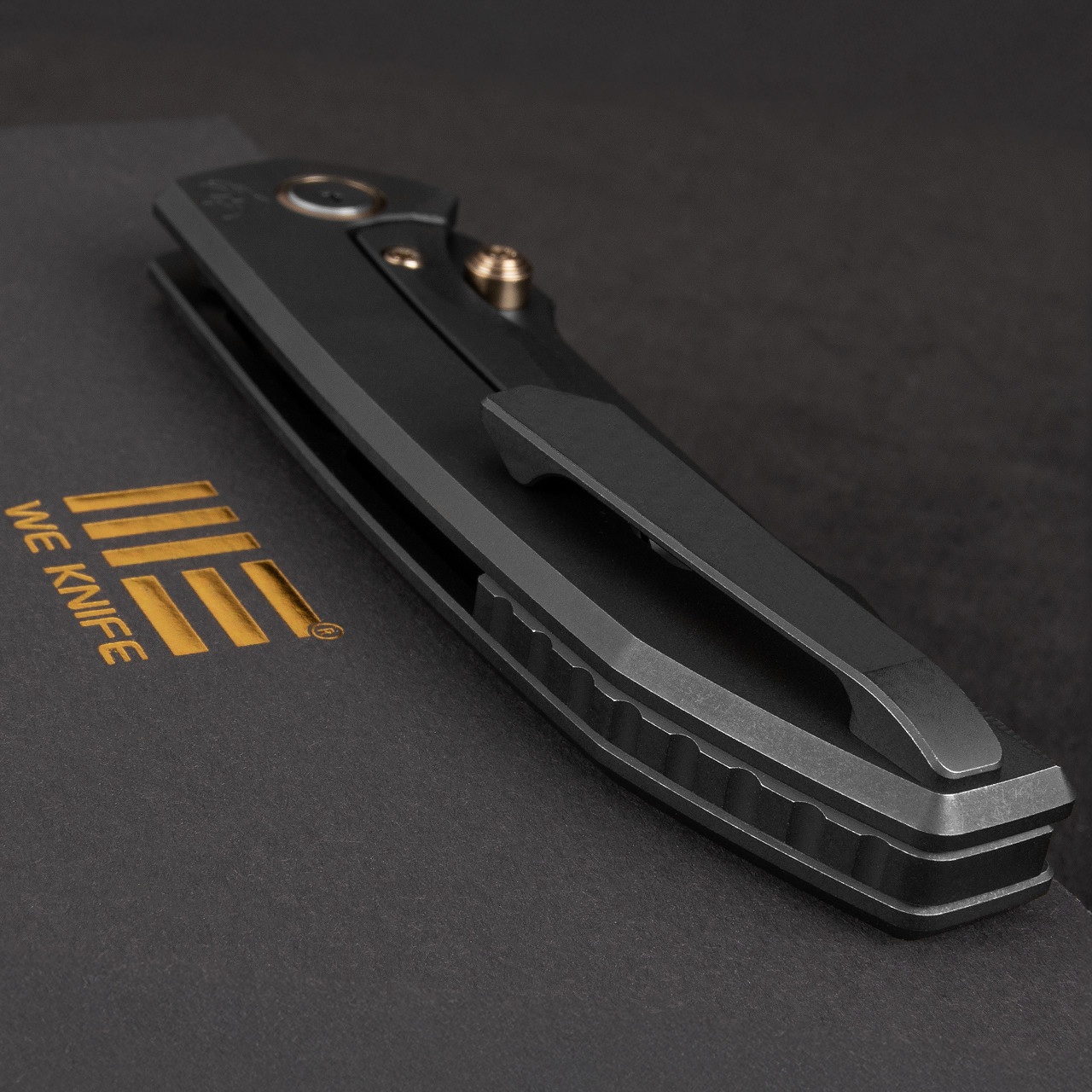 We Knife Ryson Black Titanium Folding Knife