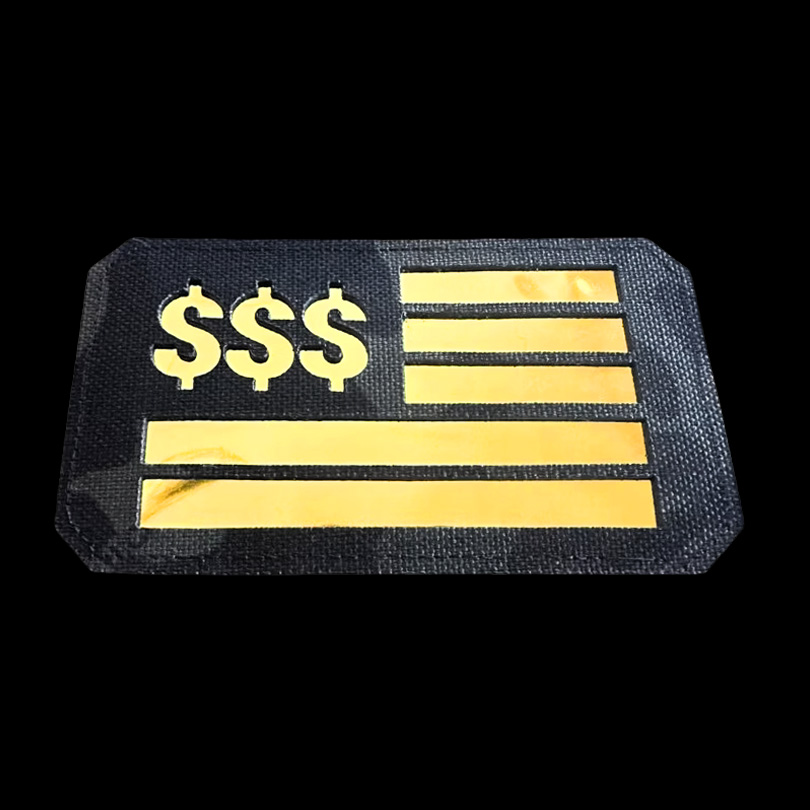 Ventum Gear Black Gold Nation Morale Patch