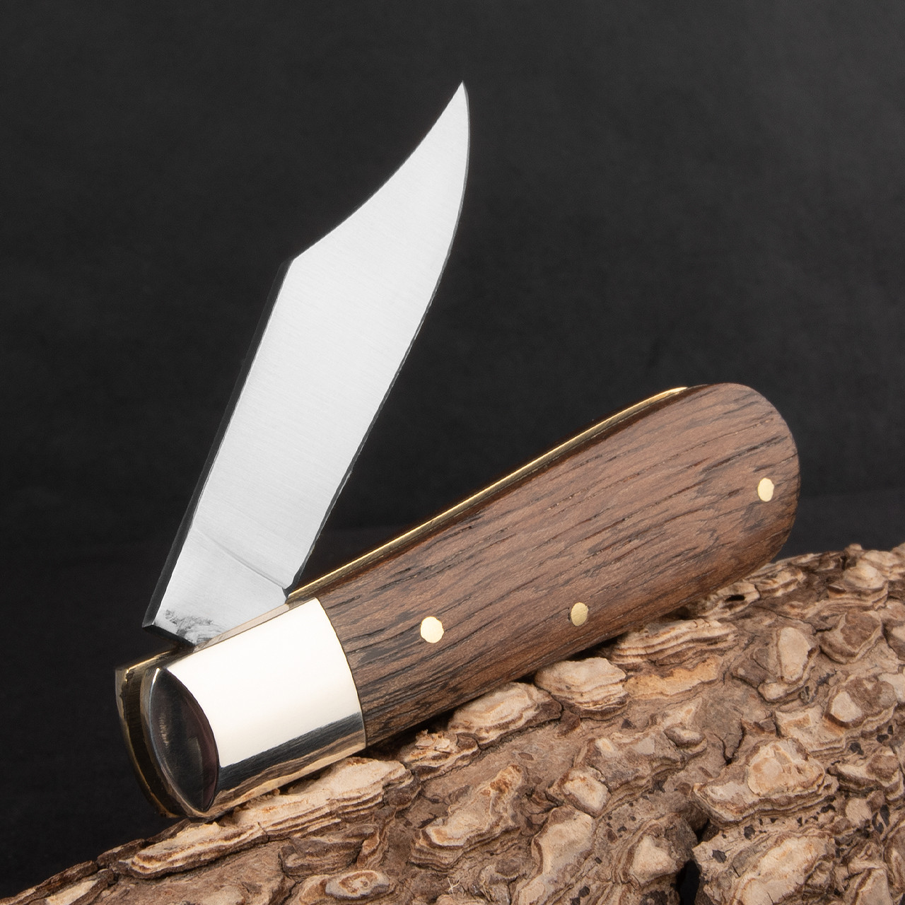 Arthur Wright Clip Point Wood Folding Knife
