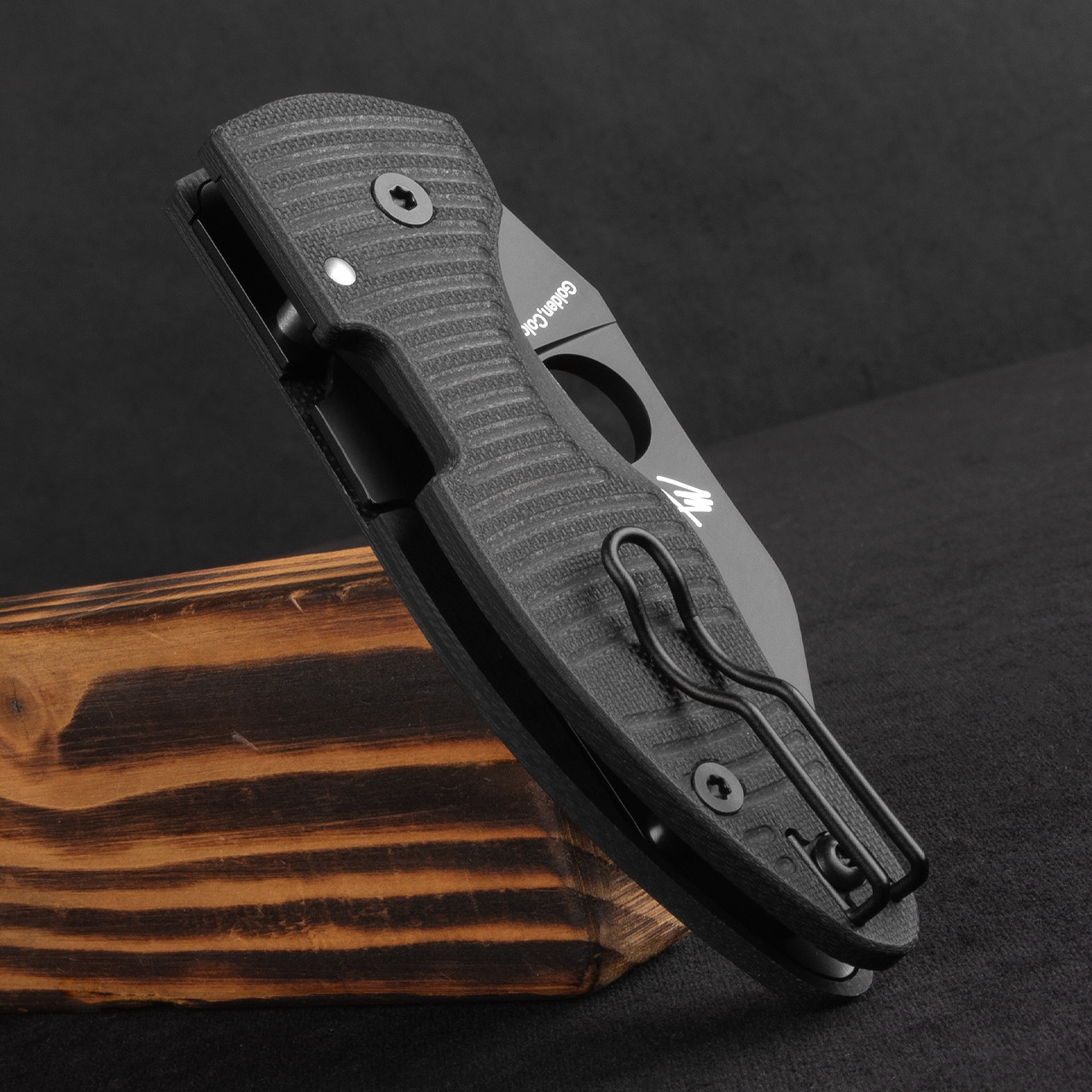 Spyderco MicroJimbo Salt G10 Black Folding Knife