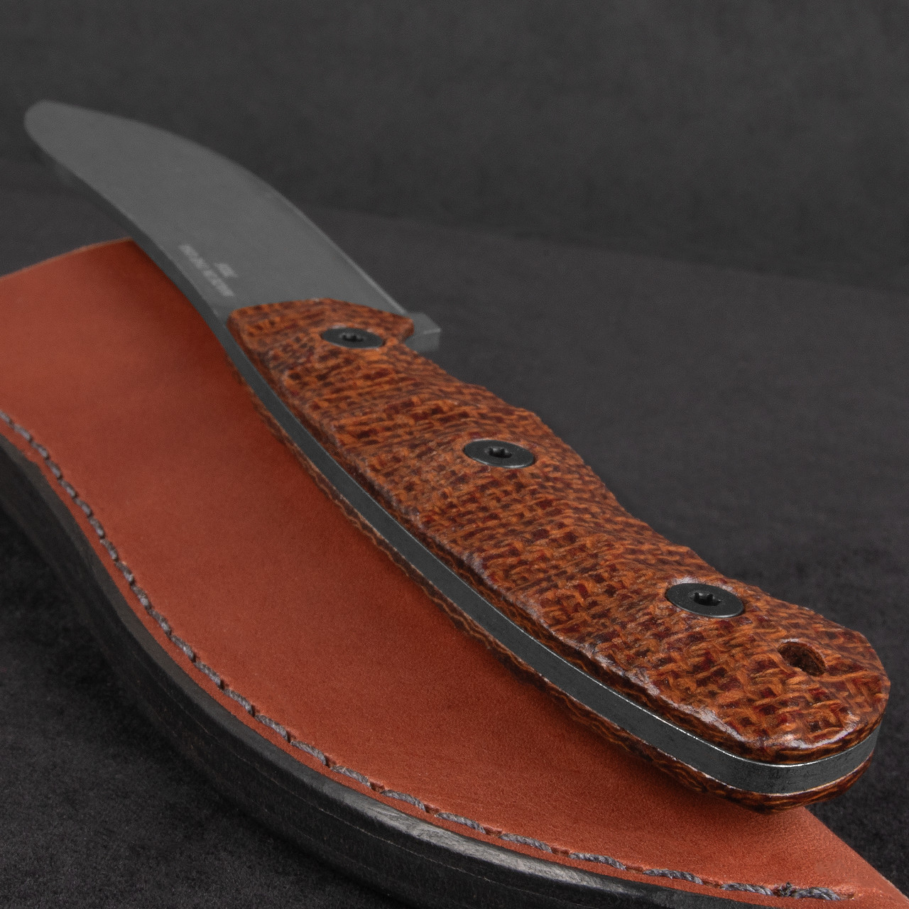 ESEE JG Nessmuk Brown Burl Micarta Fixed Blade