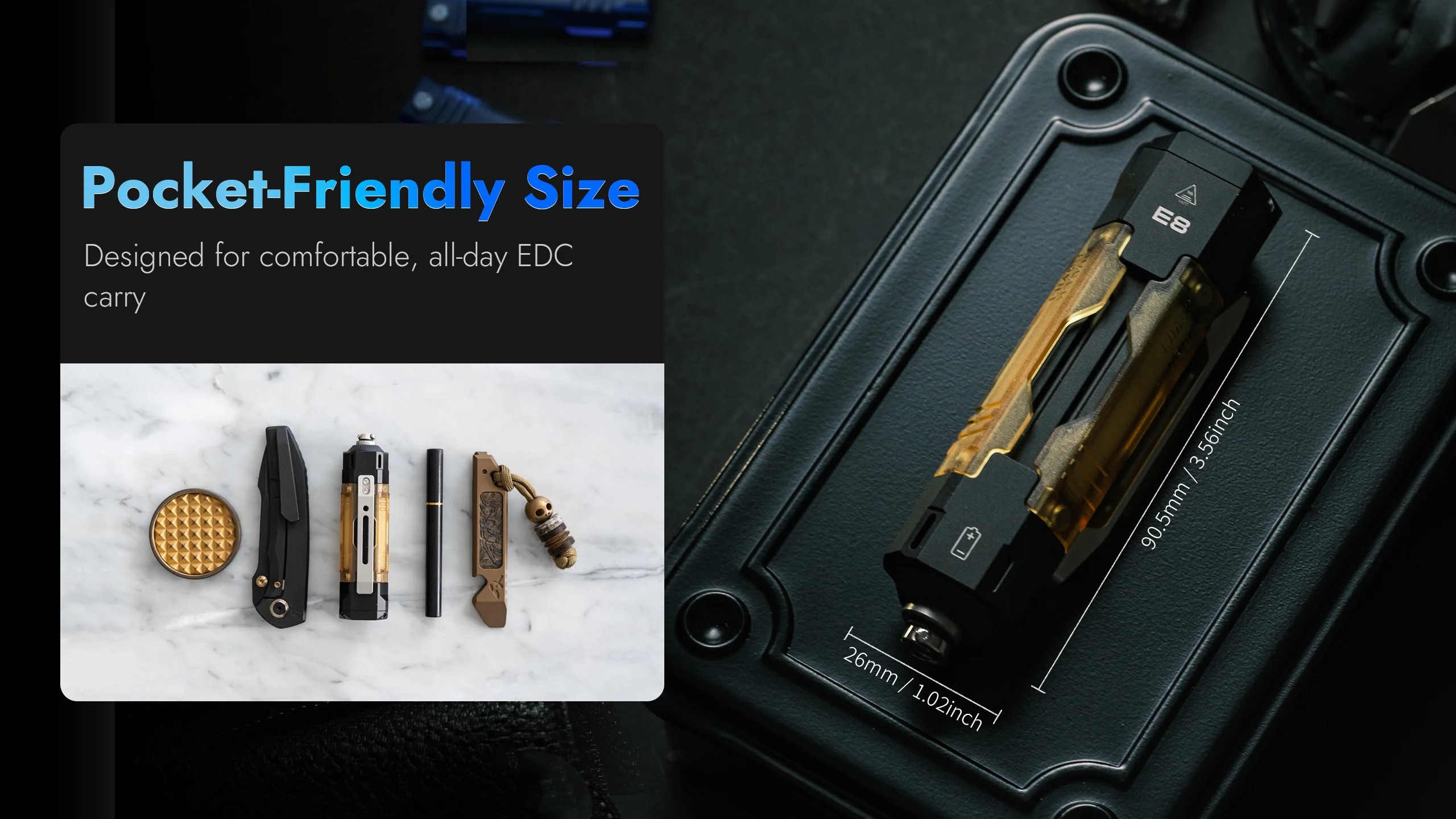 Wuben E8 Modular Flashlight