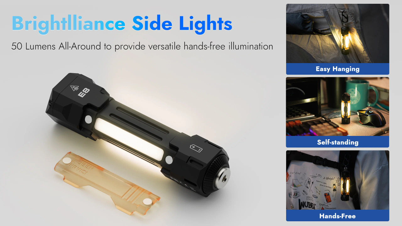 Wuben E8 Modular Flashlight