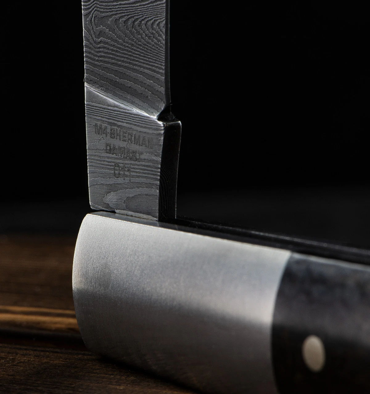 Boker Barlow M4 Sherman-Damascus