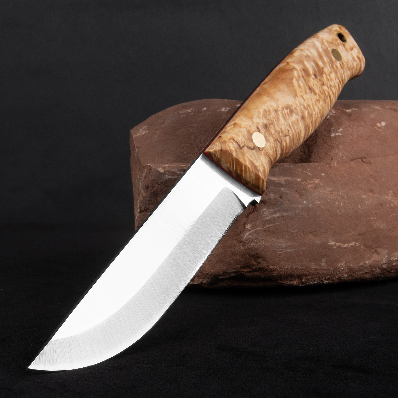 Brisa Trooper 115 Curly Birch | Fixed Blade