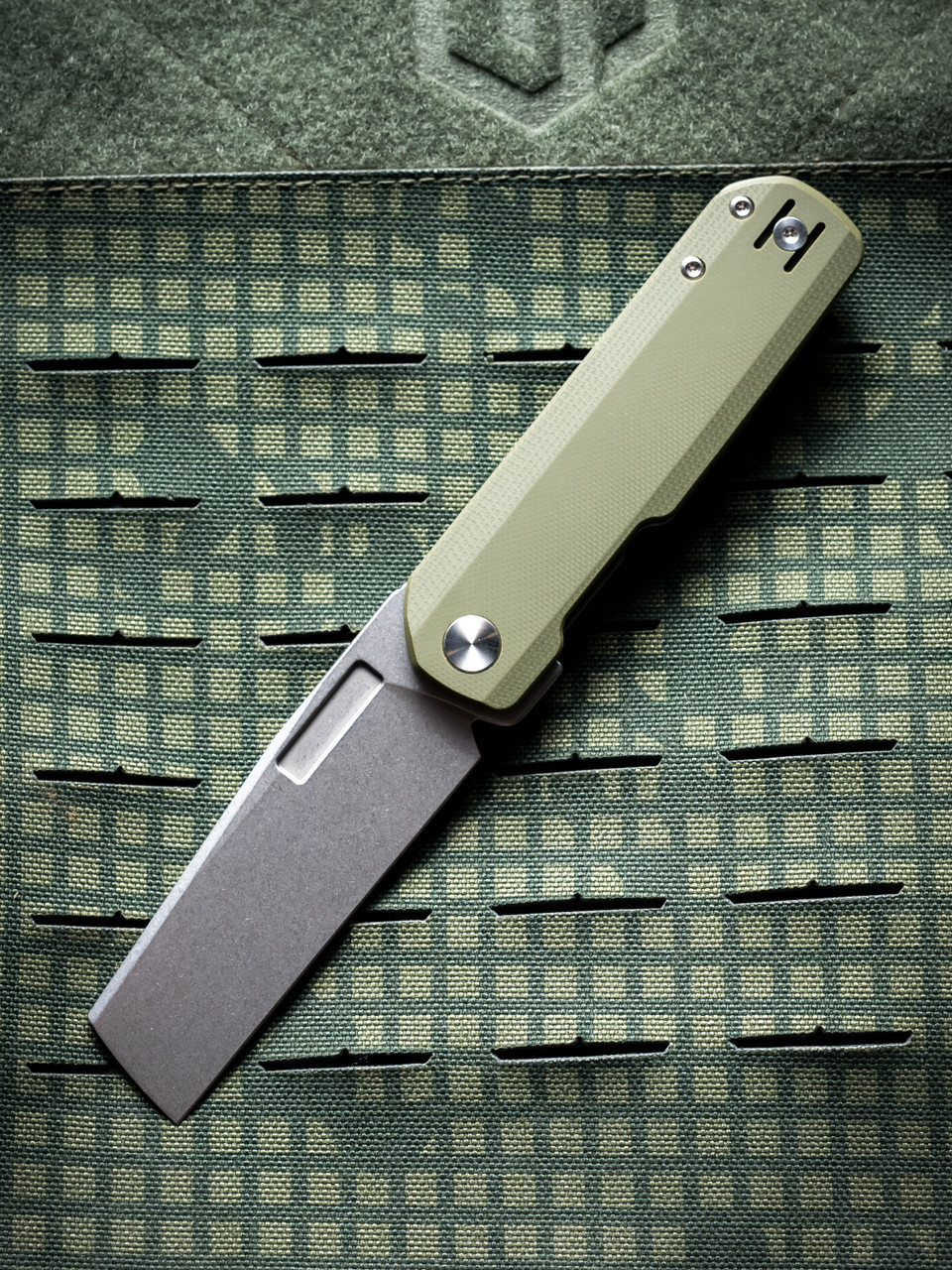 Vero Avid 2 Stonewashed OD Green Folding Knife