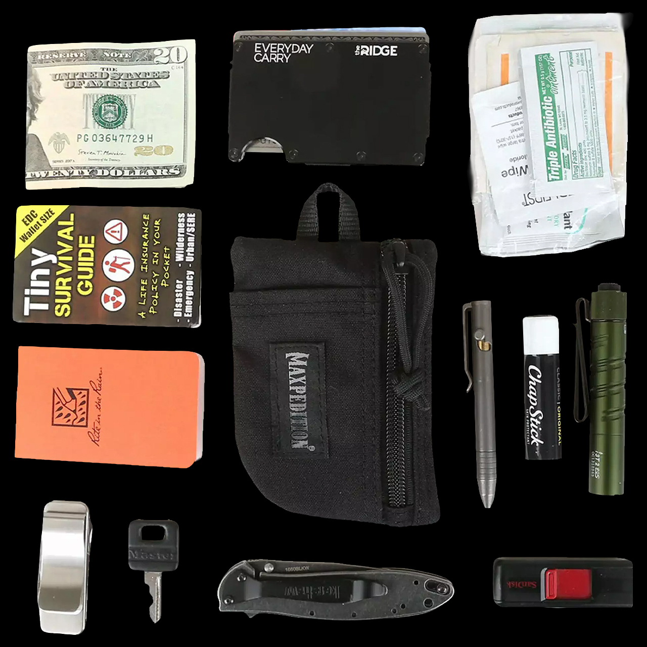 Maxpedition Platy Front Pocket Organizer Wolf Grey