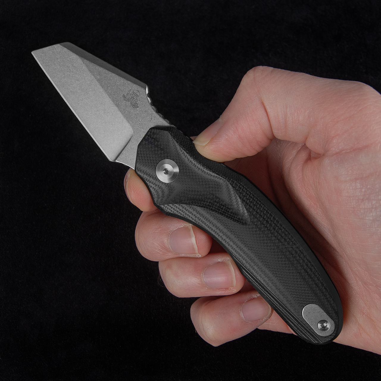 Twisted Assisted Fortis Sheepsfoot Stonewashed Folding Knife