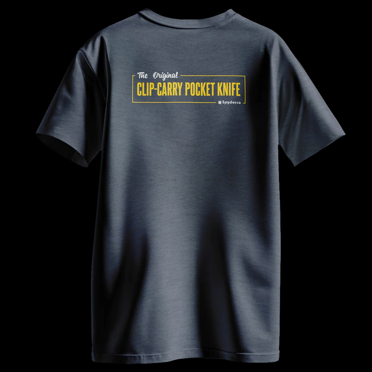 Spyderco T-Shirt Heather Navy