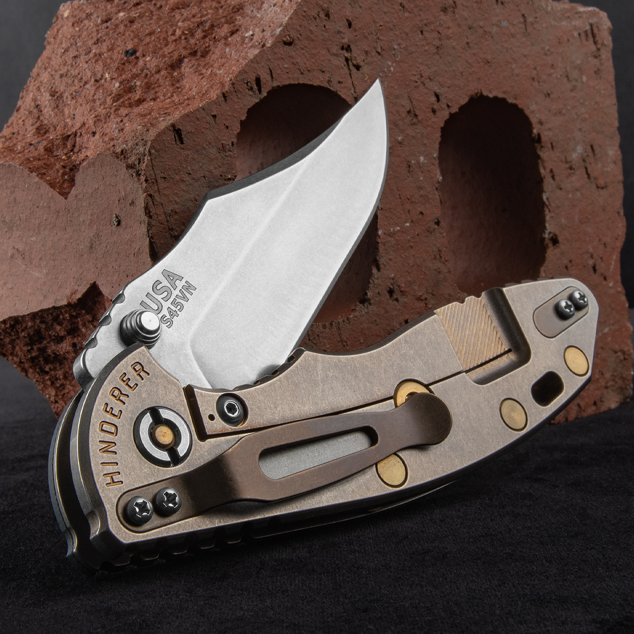 Hinderer XM-18 NF Bowie G10 Folding Knife