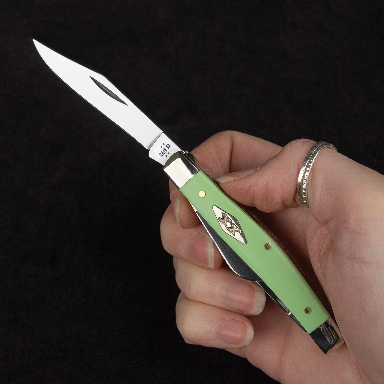 Case Medium Stockman Mint Green Folding Knife